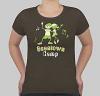 Beantown Camp Ladies Scoop Neck Tee (Brown)