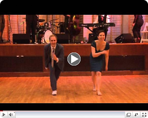 Syke Humphries &amp; Naomi Uyama performing at Uptown Swing Dance with Gordon We