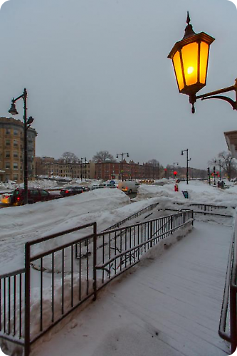 Snow in Boston